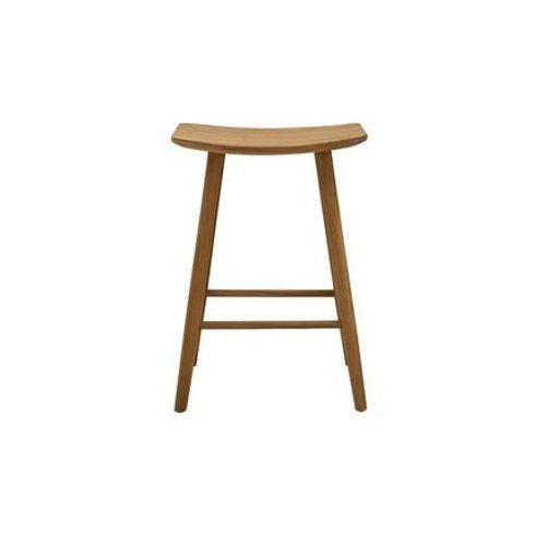 Bois Dessus Bois Dessous - Tabouret En Teck Massif 65 Cmambre  - Naturel