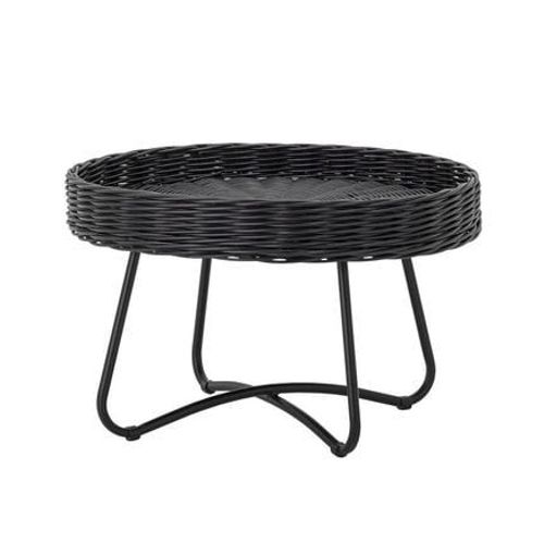 Bloomingville - Table Basse Rotin Bloomingville Hattie - Noir