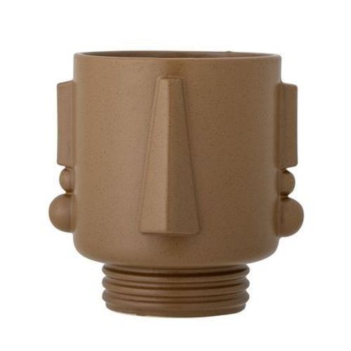 Bloomingville - Cache-pot design grès Bloomingville Guxim - Marron