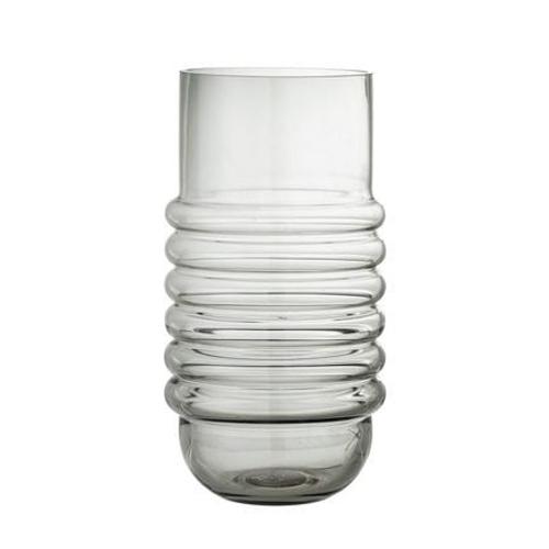 Bloomingville - Vase verre design Bloomingville Belma - Gris