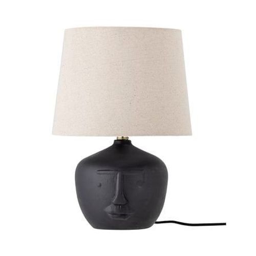 Bloomingville - Lampe Ã  Poser En Terre Cuite Noire Matheo  - Noir