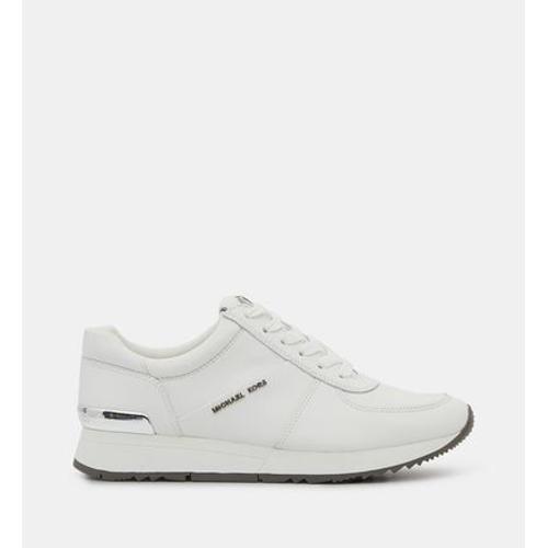 Michael Michael Kors Baskets Basses Allie Cuir Blanc