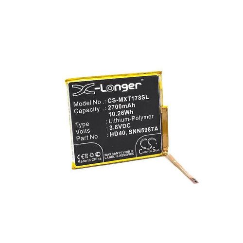 Batterie Vhbw De Remplacement Pour Motorola Snn5987a, Hd40 Pour Téléphone Portable Téléphone Portable (2700mah, 3.8v, Li-Polymer)