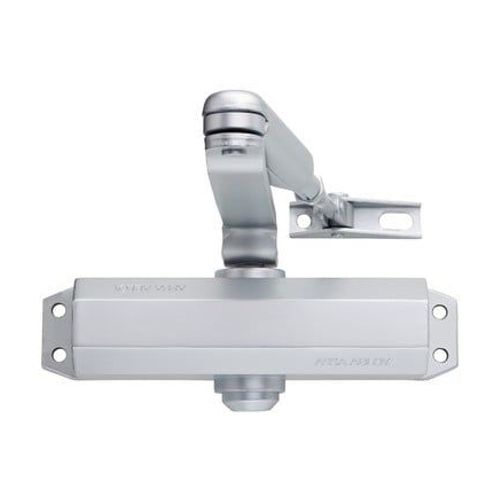Vachette - Ferme-porte applique bras compas argent - Argenté