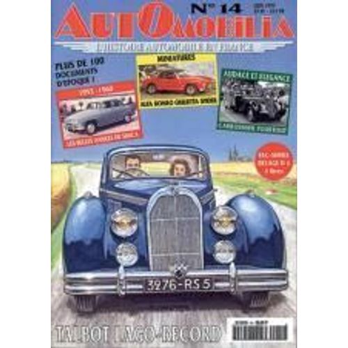 Automobilia N° 14 : Talbot Lago Record