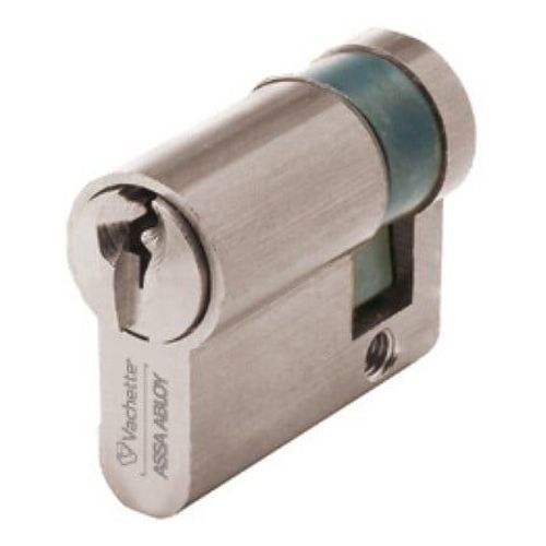 Vachette - 1/2 cylindre profilÃ© V6 1 entrÃ©e 4 clÃ©s 30x10 mm  - Multicolore
