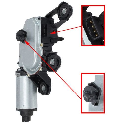 Moteur D'essuie Glace Arrière - Audi A3 Sportback (8pa) 2.0 Tdi 06/2006>06/2008