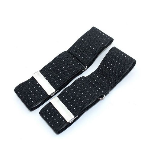 Brassard Élastique Antidérapant Pour Chemise, 1 Paire, 3.5cm, Jarretelles, Support De Manchette De Barman-4