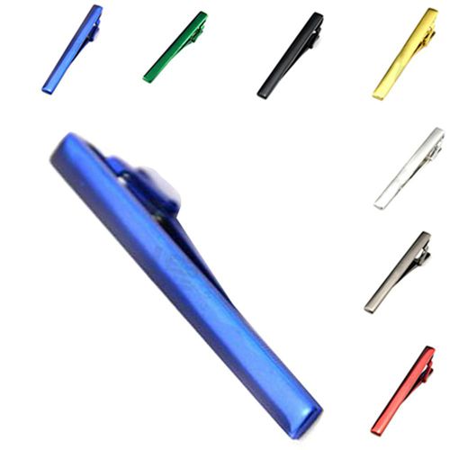 Pince À Cravate Formelle En Acier Inoxydable Pour Hommes, Fermoir À Barre, Pour Fête De Mariage-Noir Mat