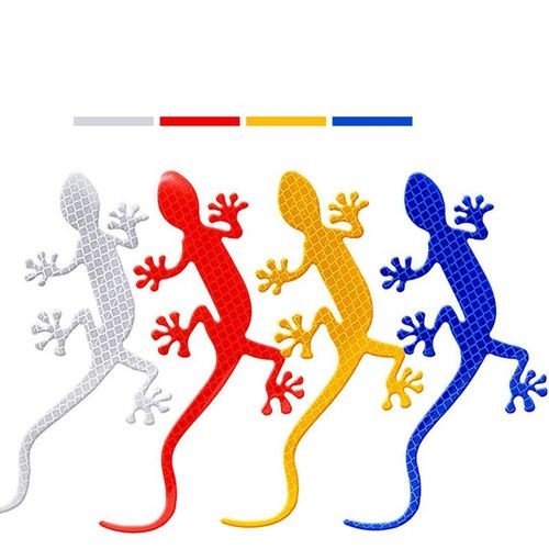 Autocollant - Autocollant de voiture - Lézard - JDM - Découpe - Voiture - Verre - Ordinateur portable - Fenêtre Jaune Rouge Bleu Blanc