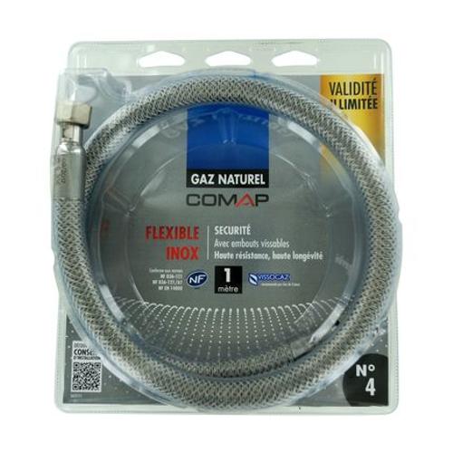 Comap - Flexible inox 1m 1/2'' pour gaz naturel  - Gris