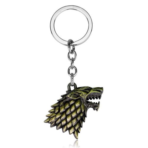 Porte-Clés 3d « Stark » En Cuivre Antique - Game Of Thrones