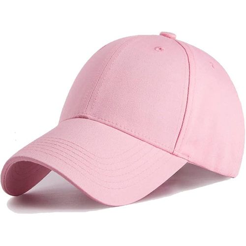 Casquette De Baseball Classique À 6 Panneaux, Ajustable, Pour Homme Et Femme, Taille De Tête : 56-59 Cm - Poudre