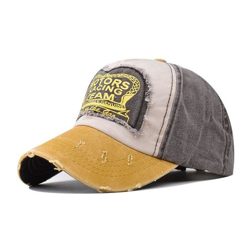 Casquette Homme Et Femme En Coton, Casquette De Baseball, Indéformable, Douce Et Originale - Jaune