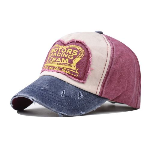 Casquette Homme Et Femme En Coton, Casquette De Baseball, Indéformable, Douce Et Originale - Rouge