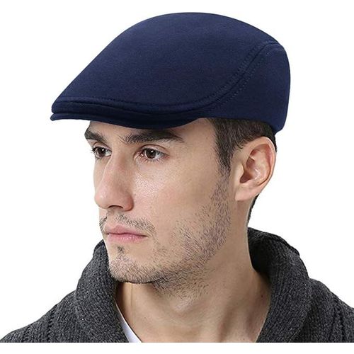 Casquette Plate Homme Gatsby Newsboy Lvy Irish Hats Driving Cabbie Hunting Navy Cap