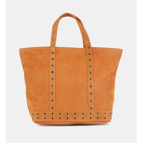 Vanessa Bruno - Sac cabas moyen nubuck oeillets - Marron