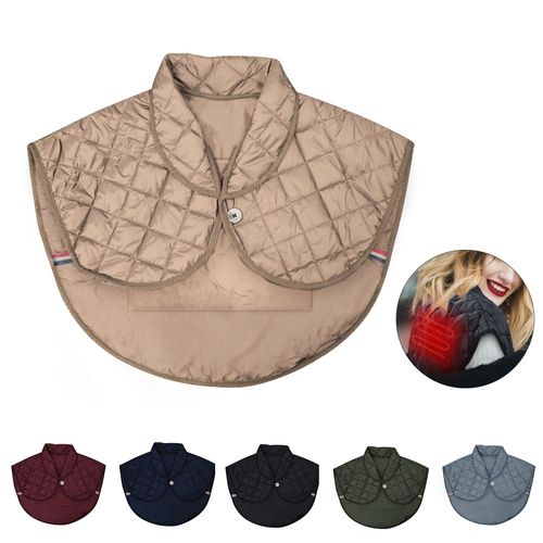 Coussin Chauffant Pour Le Cou Et Les Épaules, Alimenté Par Usb, Sûr, Confortable, Doux, Lavable, Garde Au Chaud, Hommes Et Femmes, Unisexe, Soulagement De La Douleur, Coussin Chauffant Électrique, Châle, Gilet Pour L'extérieur-Gris