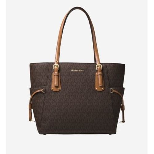 Michael Michael Kors - Sac cabas EW Signature  - Marron