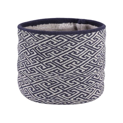 Cache-Cou D'hiver Pour Femmes Et Hommes, Doublure Polaire Épaisse, Écharpe Épaisse Coupe-Vent, Guêtre De Ski, Écharpe De Snowboard-Bleu Marine