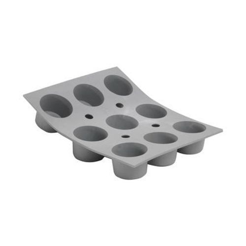 De Buyer - Moule 9 mini muffins Elastomoule  - Multicolore