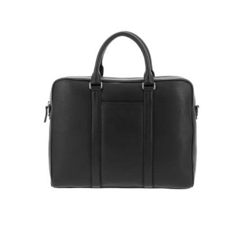 Le Tanneur - Sac porte-documents cuir grainé - Noir