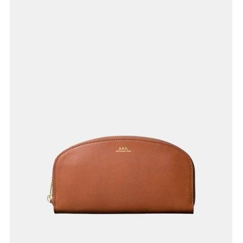 A.P.C. - Compagnon demi lune cuir - Marron