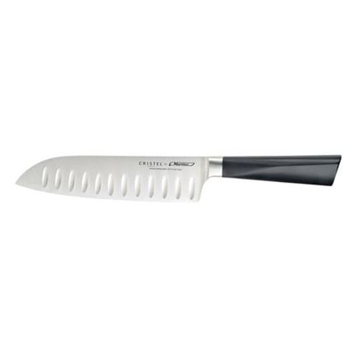 Cristel - Couteau De Santoku Cristel By Marttiini Acier Forgé L18 Cm  - Noir