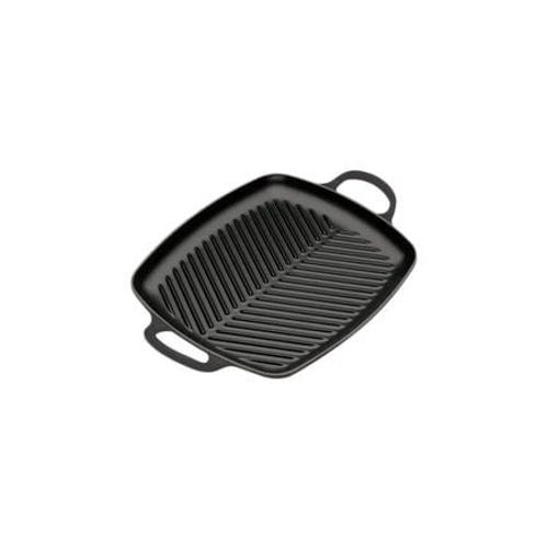 Le Creuset - Grill Signature fonte noir mat 31 x 27 cm  - Noir