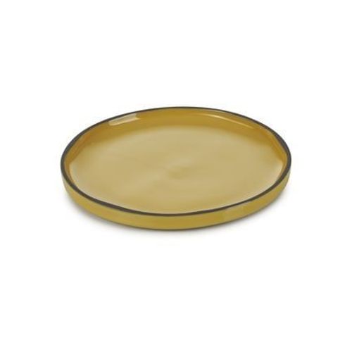 Revol - Assiette Plate Caractère Céramique Curcuma Ø15 Cm - Beige