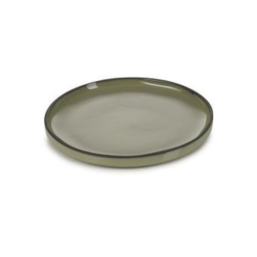Revol - Assiette Plate Caractère Céramique Cardamone Ø15 Cm - Vert