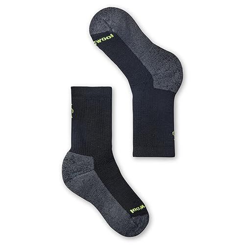 Smartwool - Kid's Hike Full Cushion Crew - Chaussettes Multifonctions Taille M, Noir