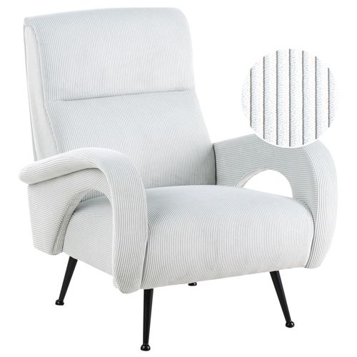 Fauteuil Svalov Velours Côtelé Vert Menthe