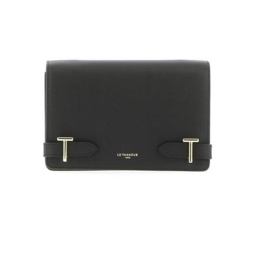 Le Tanneur - Sac pochette Emilie en cuir - Noir