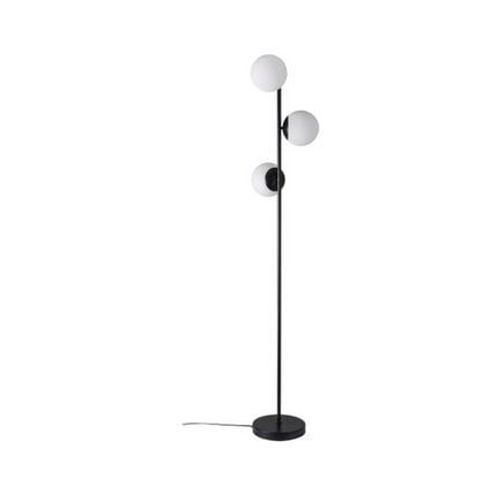 Nordlux - Lampadaire Lilly Noir Verre Et Mã©Tal  Ã15 X 150 Cm  - Noir