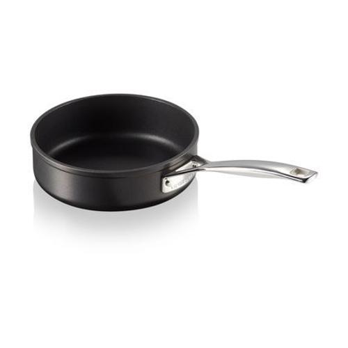 Le Creuset - Sauteuse bord droit Les ForgÃ©es aluminium forgÃ© Ã26 cm  - Noir