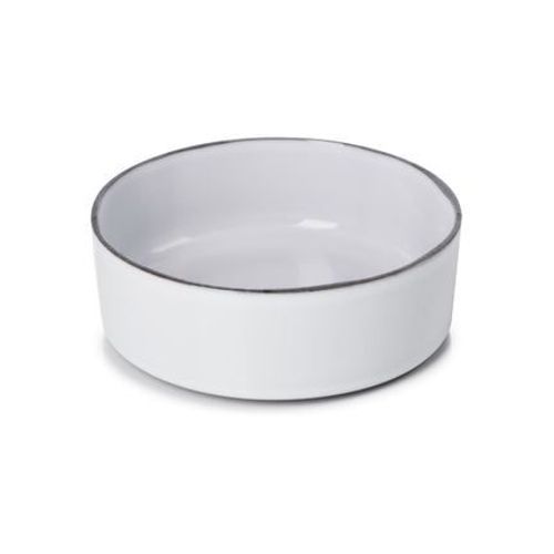 Revol - Assiette Gourmande Caractère Porcelaine Blanc Cumulus Ø14 Cm - Blanc