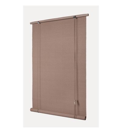 Ballauff - Store enrouleur Bois-Tissé occultant moka 95 x 195 cm - Marron