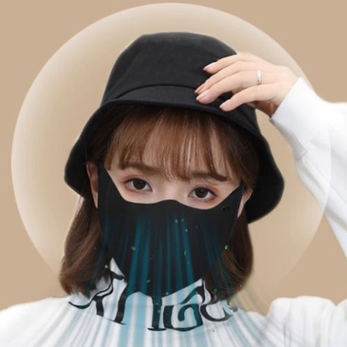 Protection Faciale Contre La Chaleur Et Le Froid, Anti-Poussière, Design De Couleur Unie, Confortable, Ajustement 3d-Noir
