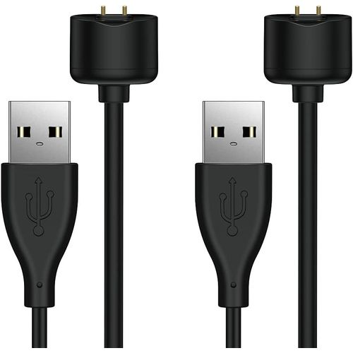 Anwxai-[2 Pièces 1m Magnétique Chargeur Compatible Avec Xiaomi Mi Band 5 6 7,Amazfit Band 5 - Câble De Chargement Usb 3,3ft 100cm - Accessoires Pour Fitness Tracker