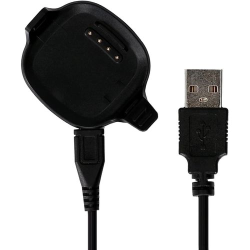 anwxai-Câble Usb Compatible Avec Garmin Forerunner 10/15 Câble - Câble Rechange Chargeur Fitness Tracker Montre Connectée - Noir