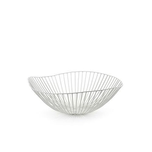 Serax - Corbeille Ã  fruit Cesira mÃ©tal blanc D39 x 13 cm  - Blanc