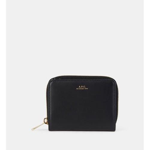 A.P.C. - Portefeuille Compact Emmanuelle - Noir