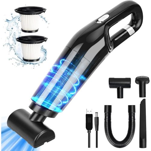 anwxai-Aspirateur À Main Sans Fil Mini Portable Rechargeable,10000 Pa Puissant Aspiration À La Main Vac,Nettoyage Humide Et Sec Pour Voiture,Animaux Domestiques,Maison Et Bureau