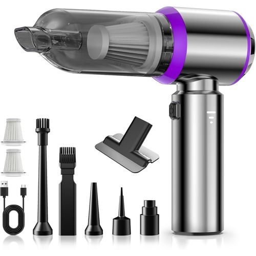 anwxai-Aspirateur À Main,18000Pa Mini Aspirateur Sans Fil Portable À 3 Vitesses,Multifonctionnel Aspirateur Voiture Puissant Sans Fil Avec Moteur Sans Balais,Pour Voiture Animaux Maison Car
