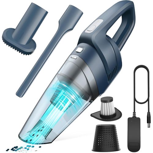 anwxai-Aspirateur À Main Sans Fil - Aspirateur À Main 2200Mah,Aspirateur De Table 120W Avec Sèche Filtre Hepa,Aspirateur Voiture Pour Maison Voiture Table Canapé