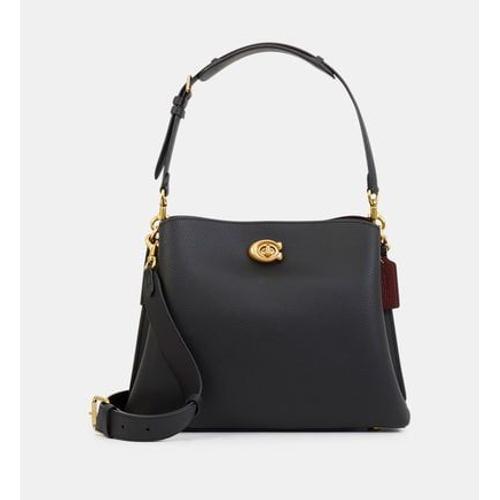 Coach - Sac cabas Willow cuir grainé - Noir