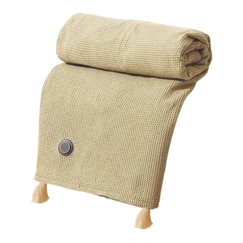 Châle Chauffant Électrique Usb, Couvre-Jambes, Pour La Maison, Le Bureau Et L'extérieur, Châle Thermique, Couverture À Compresse Chaude, Poncho Tricoté-Beige