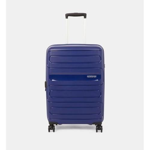 American Tourister - Valise rigide extensible Sunside 4R 68 cm  - Bleu