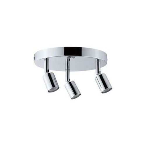 Paulmann - Spot Plafonnier Carolina 3 Lumières Chrome 3x10w - Gris